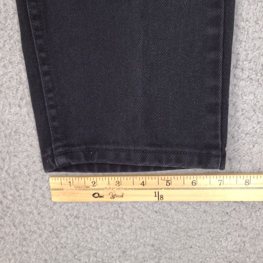 Vintage Lee Riveted Jeans Womens 10 P Black Mom Denim Made In USA - Picture 9 of 16